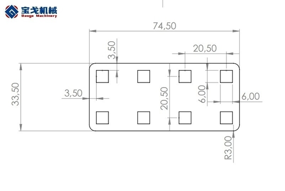 C11000 Copper Wall Mounted Ground Bar for Durable Battery Terminal Bus Bar Connection