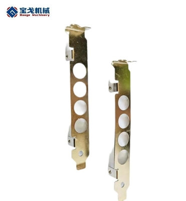 YZ05 Fine Blanking Open Electroplating Gold WiFi Receiver Chassis Stamping Parts