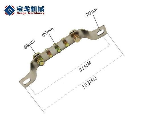 PU Ect Cover Zero Line Five-Hole Grounding Busbar for Electrical Power Distribution