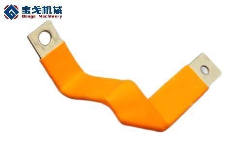 RoHS Compliant Nickel Plated PVC Cover Bending Copper Bus Bar for Custom Requirements