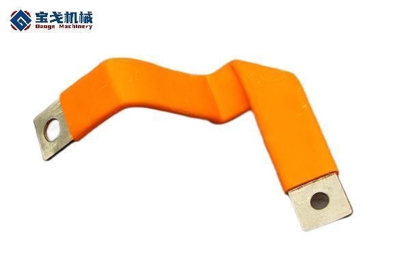 RoHS Compliant Nickel Plated PVC Cover Bending Copper Bus Bar for Custom Requirements