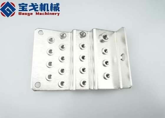 Custom B11 260*30*3mm Multi-Bend Perforated Nickel-Plated Copper Bus Bar for Power System