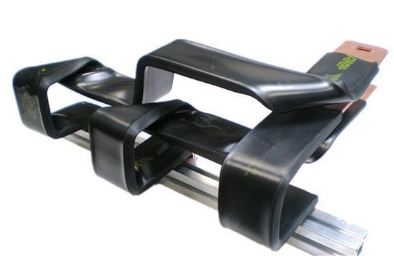 High Voltage Electrical Cabinets Epoxy Coated Copper Busbar for Connecting Conductors