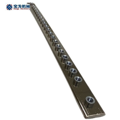 99.98% Copper Content Electrical Connector 150A Busbar with 2 Studs 20 Screw Terminals