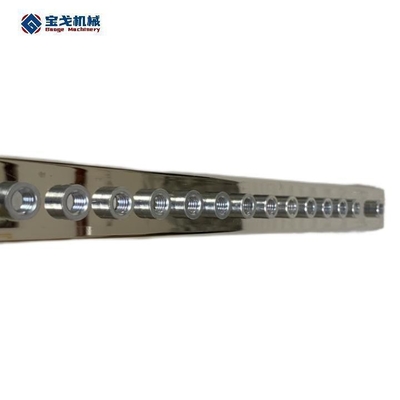 99.98% Copper Content Electrical Connector 150A Busbar with 2 Studs 20 Screw Terminals