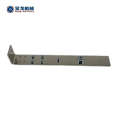 RoHS Certified B48 L Shape Copper Cover Aluminum Composite Busbar with 6 Ways Tapping