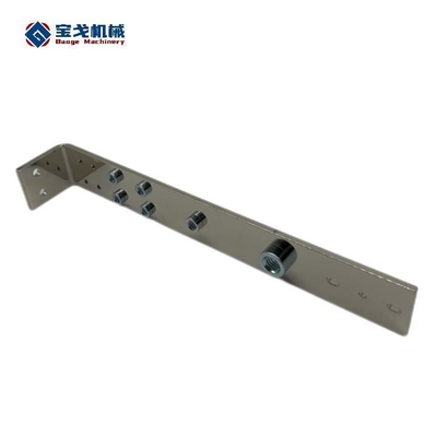 RoHS Certified B48 L Shape Copper Cover Aluminum Composite Busbar with 6 Ways Tapping