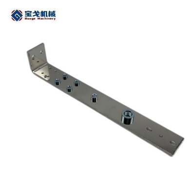 RoHS Certified B48 L Shape Copper Cover Aluminum Composite Busbar with 6 Ways Tapping