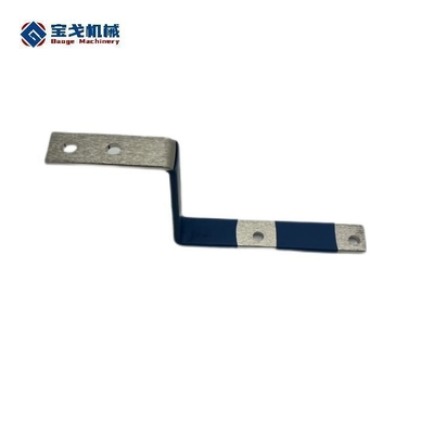 B59 Nickel Plated Blue Positive Lead-out Bus Bar with Insulation Sleeve and Long-lasting