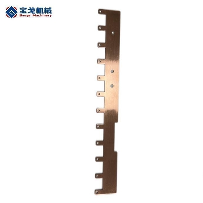 Customized Request 99.99% T2 Red Copper Circuit Breaker Busbars Electrical Components