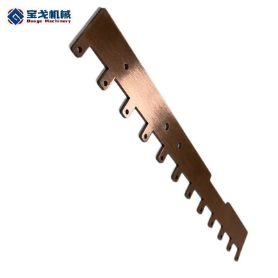 Customized Request 99.99% T2 Red Copper Circuit Breaker Busbars Electrical Components
