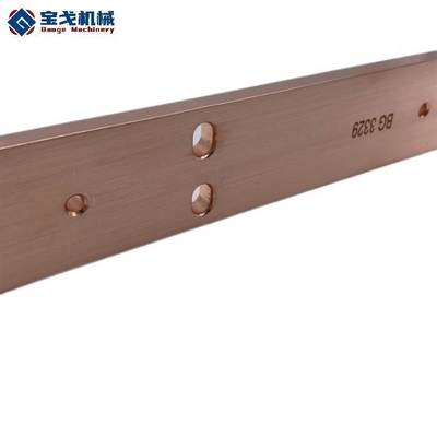 Bg 3329 99.99% Pure Copper T2 Red Copper Busbar with 10m Screws Custom Order Request