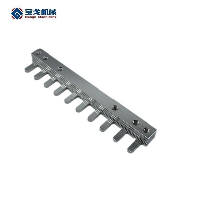 Customize 260*30*3mm Tin Plated Copper Busbar Accessories for CNC Precision Machining