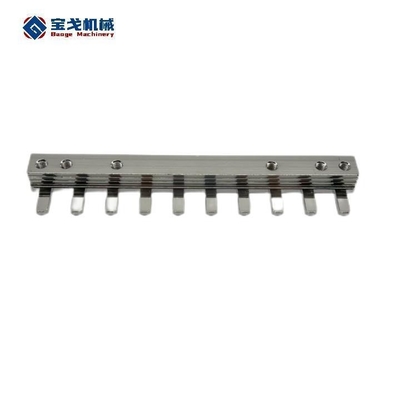 Customize 260*30*3mm Tin Plated Copper Busbar Accessories for CNC Precision Machining