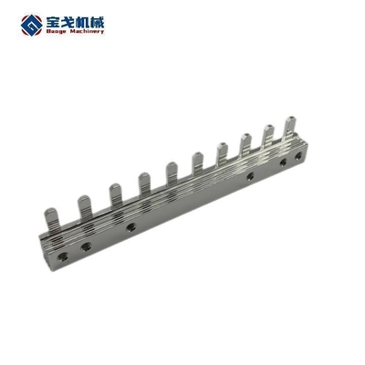 Customize 260*30*3mm Tin Plated Copper Busbar Accessories for CNC Precision Machining