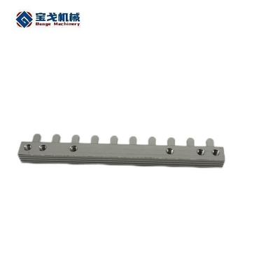 Customize 260*30*3mm Tin Plated Copper Busbar Accessories for CNC Precision Machining