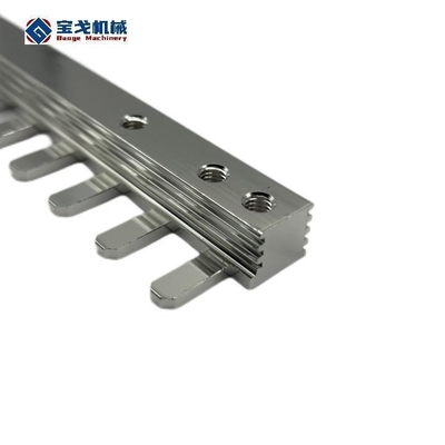 Customize 260*30*3mm Tin Plated Copper Busbar Accessories for CNC Precision Machining