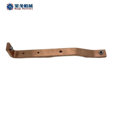 C11000 Copper Busbar Connected to Circuit Breaker in Electrical Panel ISO9001 Certified