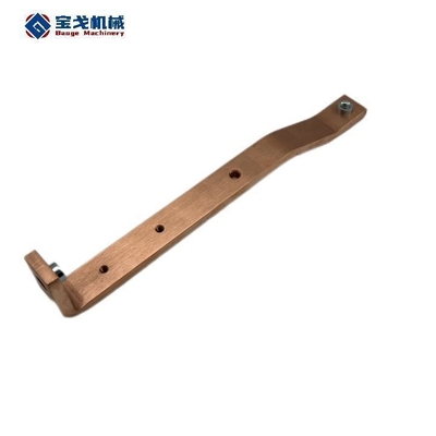 C11000 Copper Busbar Connected to Circuit Breaker in Electrical Panel ISO9001 Certified
