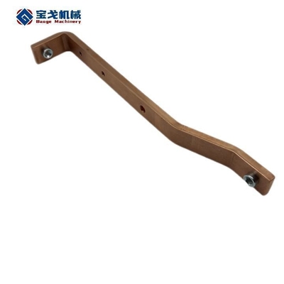 C11000 Copper Busbar Connected to Circuit Breaker in Electrical Panel ISO9001 Certified