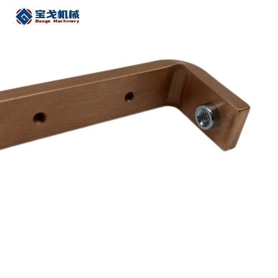 C11000 Copper Busbar Connected to Circuit Breaker in Electrical Panel ISO9001 Certified