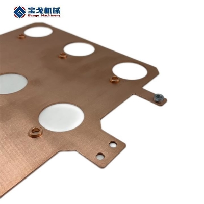 200A 360AMPS Busbar for LV Power Distribution Panel Boards Customizable No Insulation