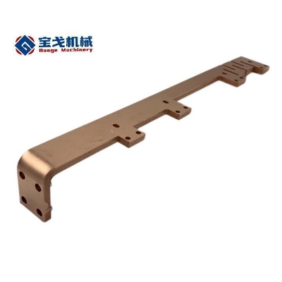 IGBT AC Output Copper Busbar with Tin Plated Cover Milling Process and Bending Craft