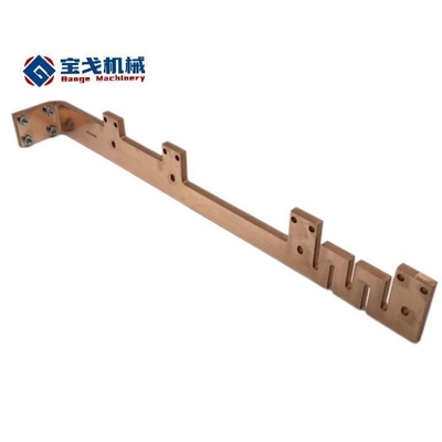 IGBT AC Output Copper Busbar with Tin Plated Cover Milling Process and Bending Craft