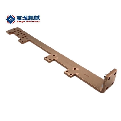 IGBT AC Output Copper Busbar with Tin Plated Cover Milling Process and Bending Craft