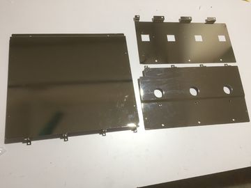 Laser cutting nickel plated aluminum busbar CNC processing aluminum material with Polished surface treatment
