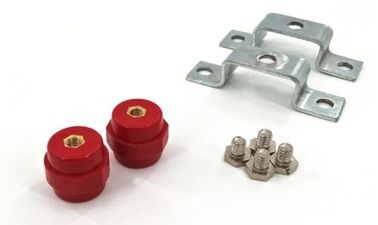 Customized Size Tinned Copper Earth Bar , Insulated Earth Bar Plug In Type