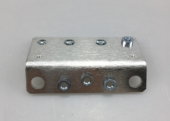 Tin Plated Flexible Copper Bus Bar / Copper Earth Bar 3.0mm Thickness