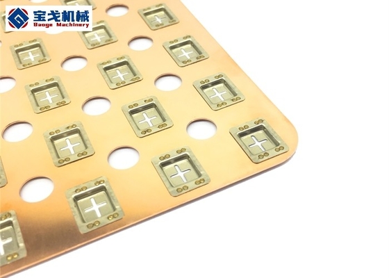 Custome Electrical Grade Copper Bar , Battery Bus Bar Connections