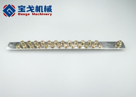 B42 Switchgear Tin Plated Copper Bus Bar Pre Assembled Grounding With Screws