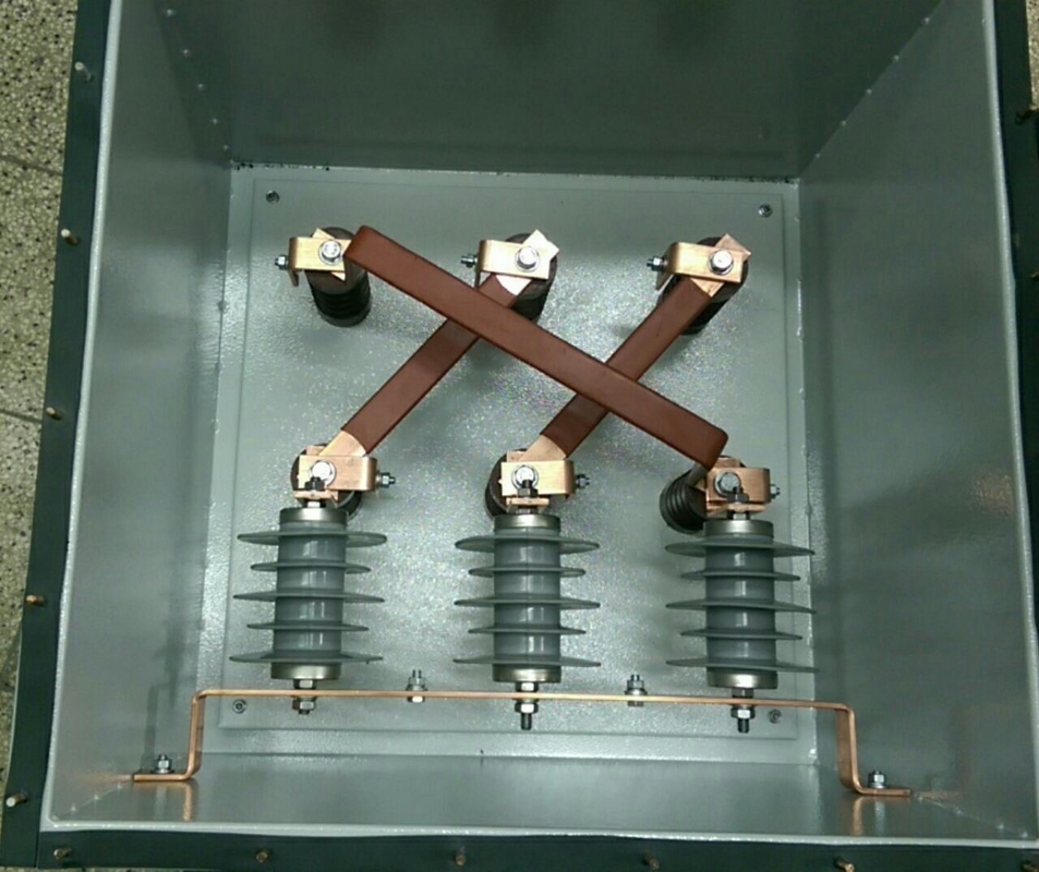 Cover PU Ect P06 Medium Voltage Box Epoxy Covered Copper Busbar for Current Connection