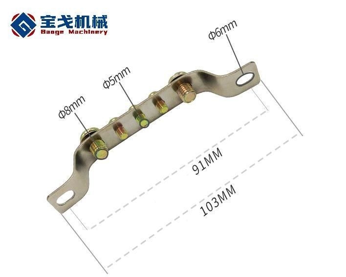 PU Ect Cover Zero Line Five-Hole Grounding Busbar for Electrical Power Distribution