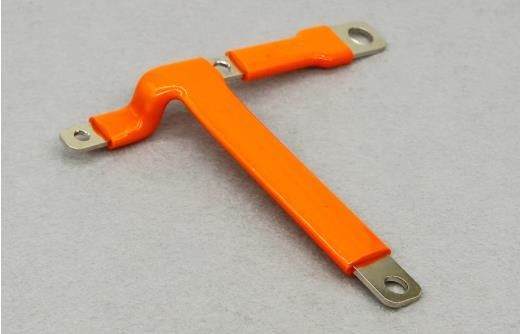 Epoxy Power Coat Nickel Plated Copper Bus Bar Customized Size 0.4mm Thickness